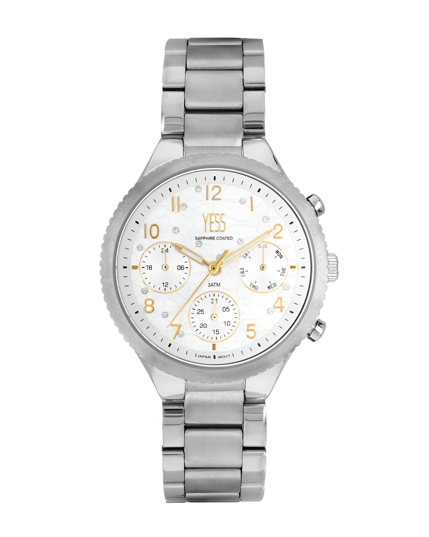 Reloj Yess Mujer Plateado SMT-241006-1