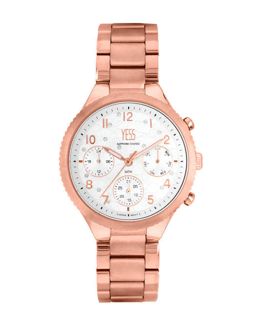 Reloj Yess Mujer Oro Rosa SMT-241006-5