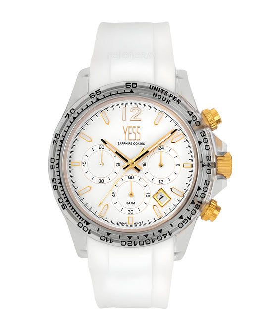 Reloj Yess Hombre Blanco SMT-241007-2