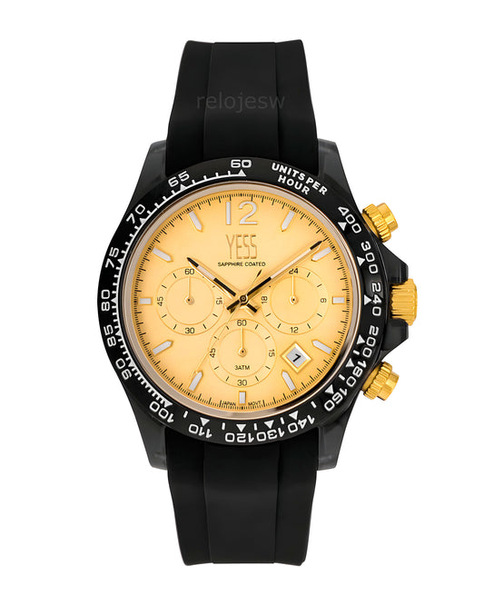 Reloj Yess Hombre Negro SMT-241007-3