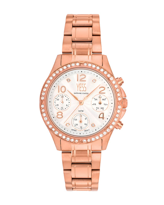 Reloj Yess Mujer Oro Rosa SMT-241008-5