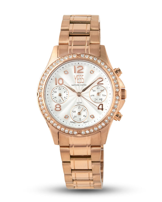 Reloj Yess Mujer Oro Rosa SMT-241008-5