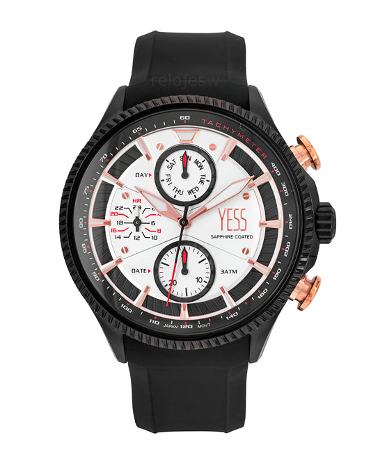 Reloj Yess Hombre Negro SMT-241012-4