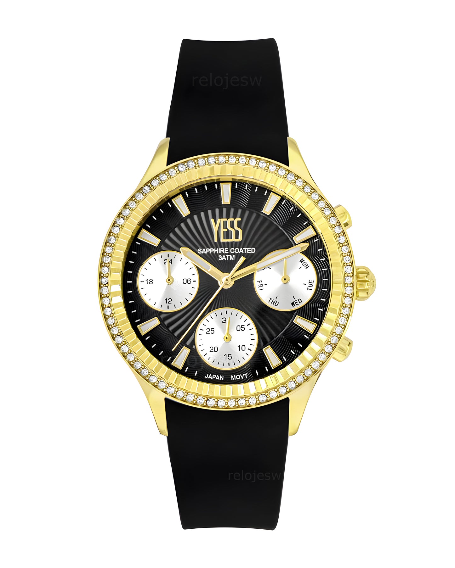 Reloj Yess Mujer Negro SMT-250506-1