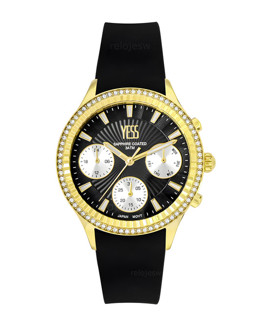 Reloj Yess Mujer Negro SMT-250506-1