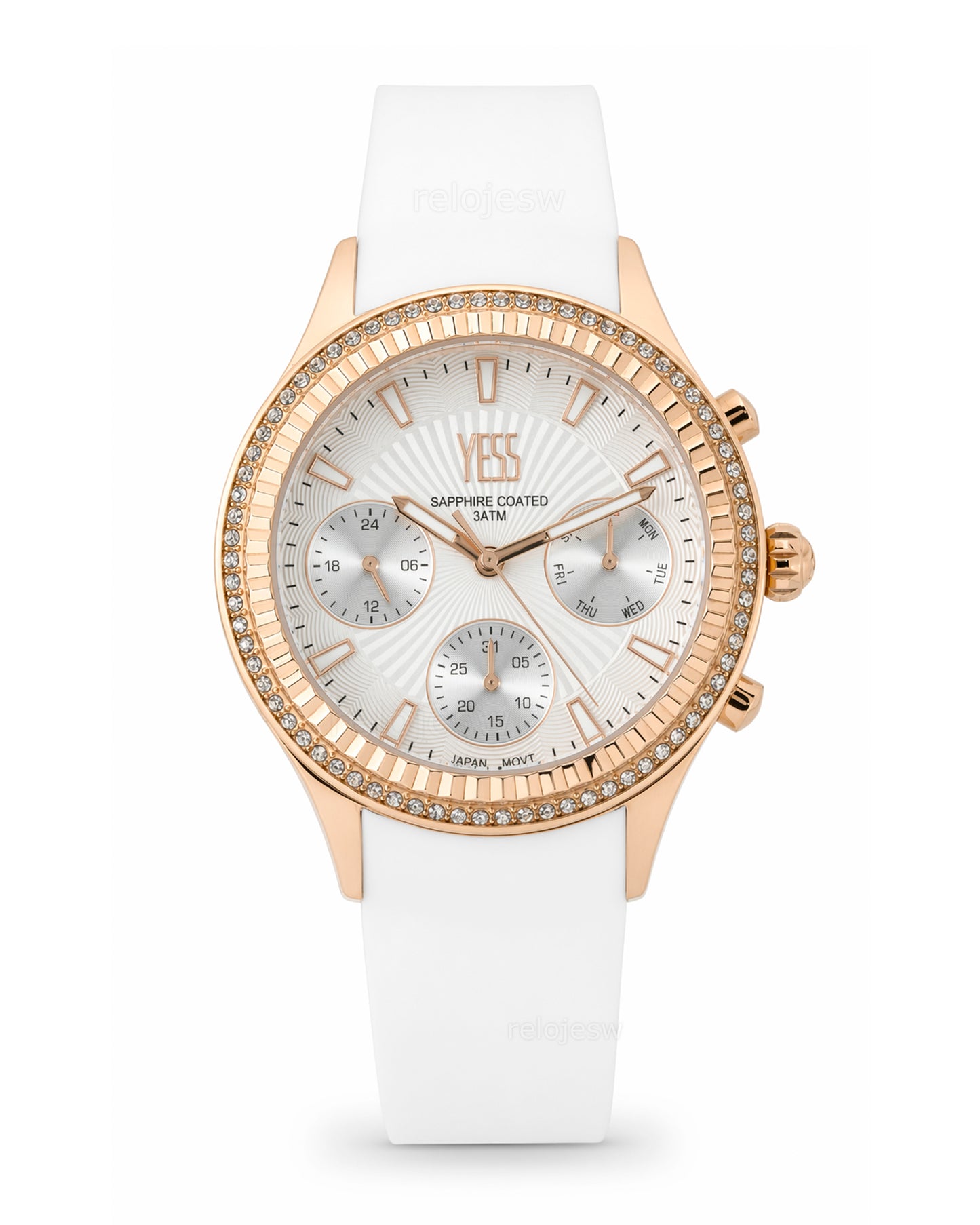 Reloj Yess Mujer Original Blanco SMT-250506-2