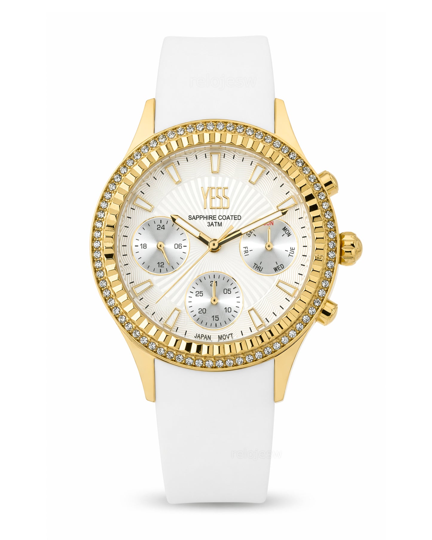Reloj Yess Mujer Original Blanco SMT-250506-3