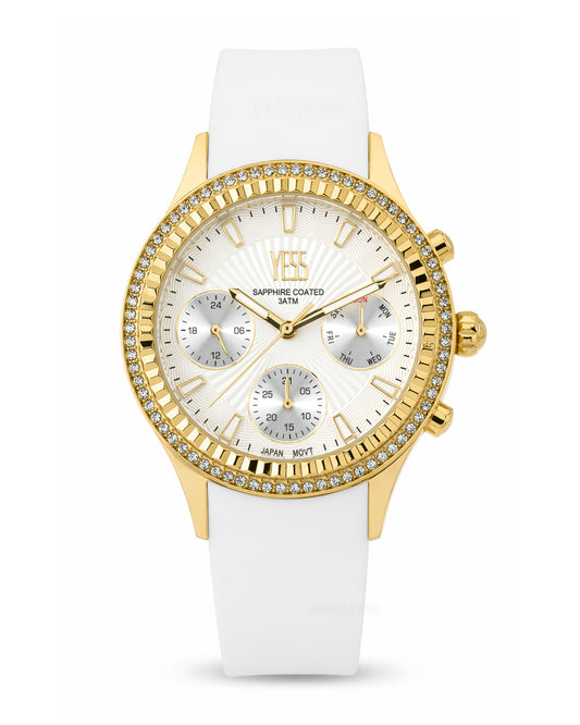 Reloj Yess Mujer Original Blanco SMT-250506-3