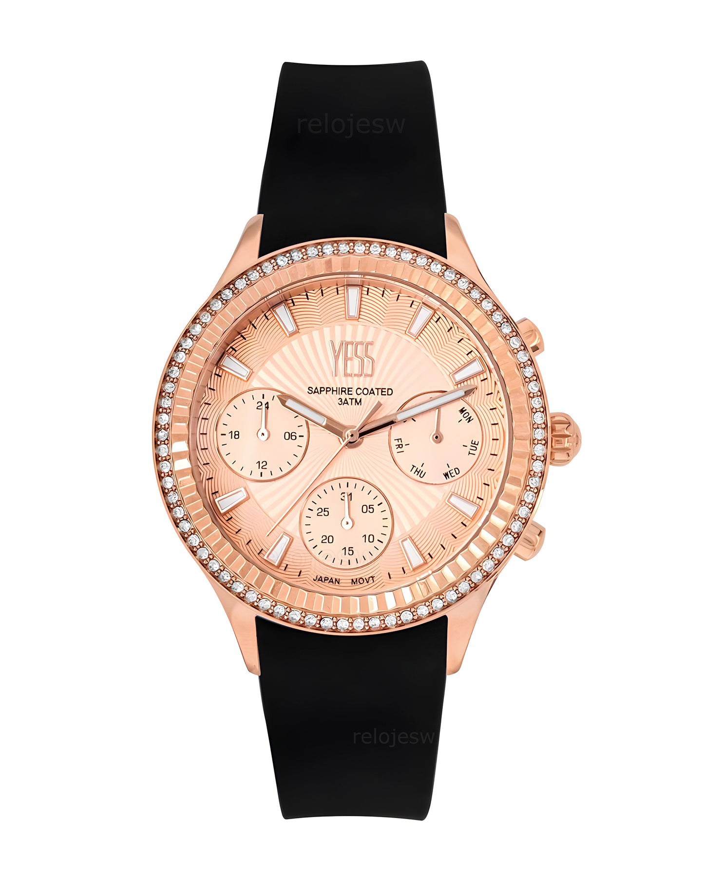 Reloj Yess Mujer Negro SMT-250506-4