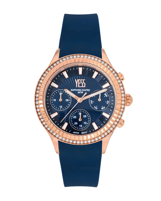 Reloj Yess Mujer Azul SMT-250506-5
