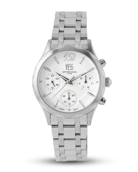 Reloj Yess Mujer Plateado SMT-250511-1