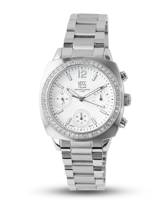Reloj Yess Mujer Plateado SMT-250512-1