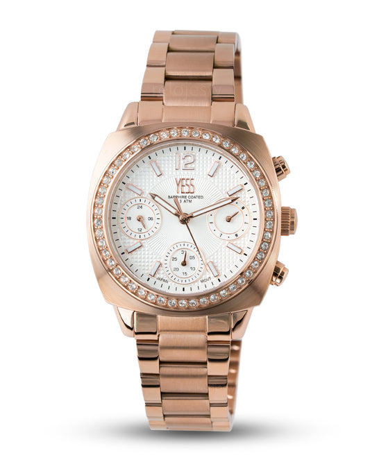 Reloj Yess Mujer Oro Rosa SMT-250512-5