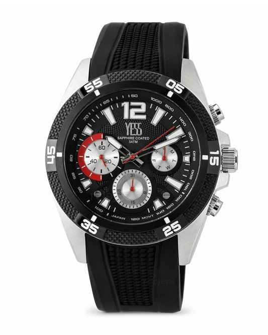 Reloj Yess Hombre Original Negro SMT-250519-1