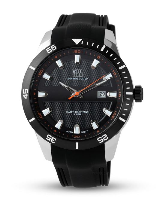 Reloj Yess Hombre Negro SMT-250521-1