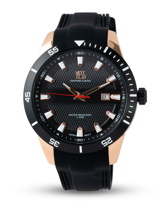 Reloj Yess Hombre Negro SMT-250521-5