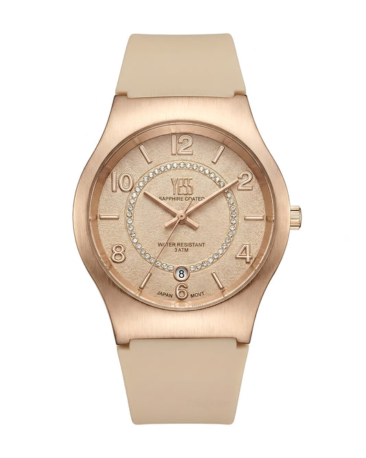 Reloj Yess Mujer Beige SMT-250536-6