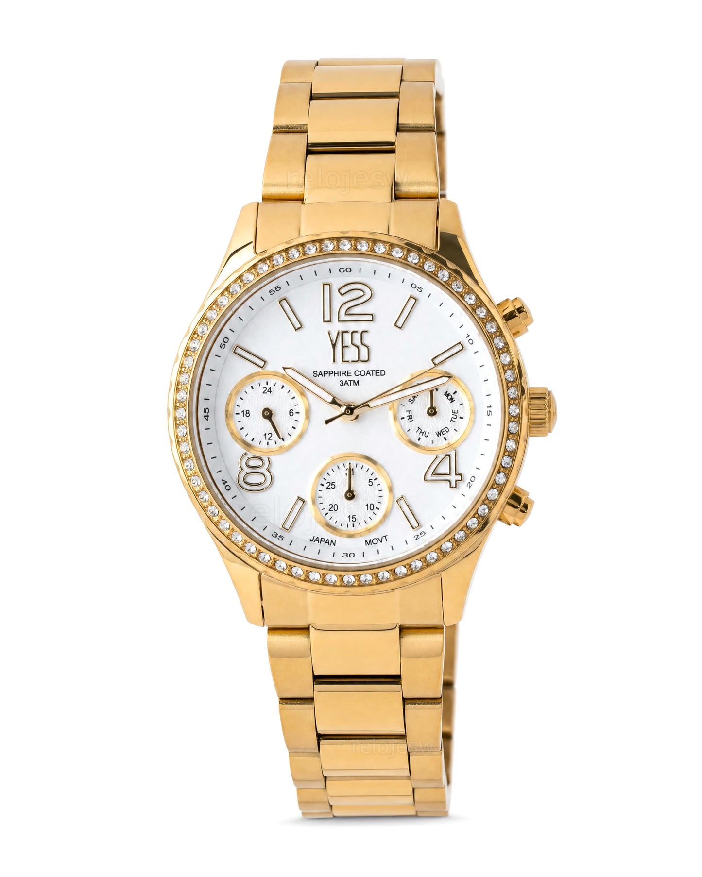 Reloj Yess Mujer Original Dorado SMT-251113-3
