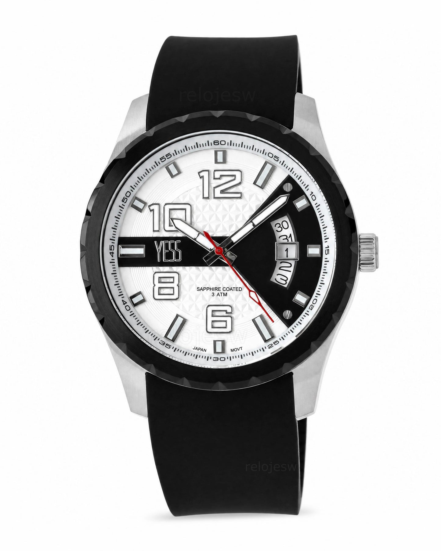 Reloj Yess Hombre Original Negro SMT-251132-5