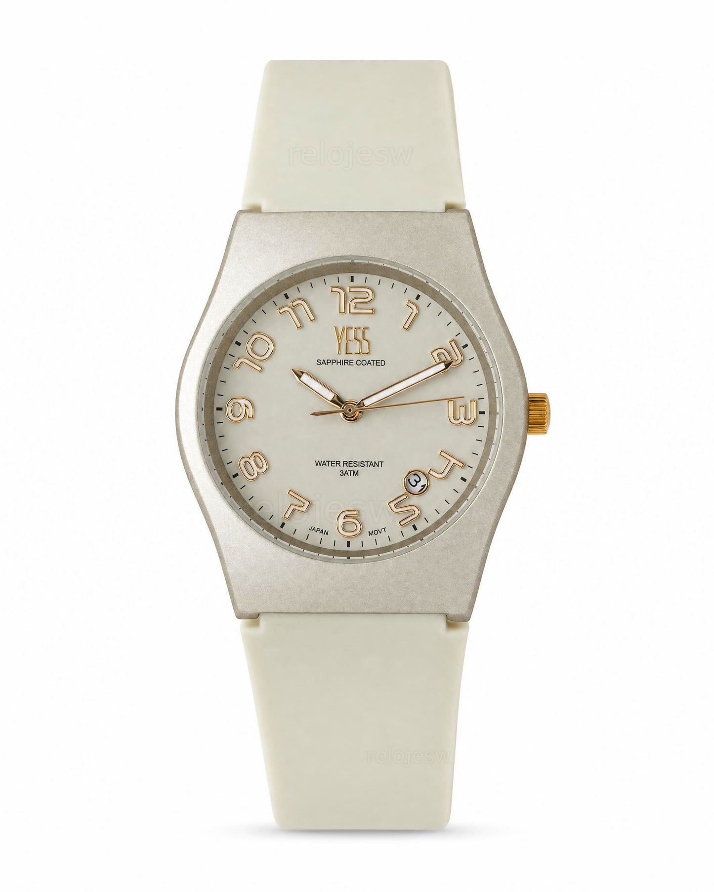 Reloj Yess Mujer Original Gris SMT-251141-8