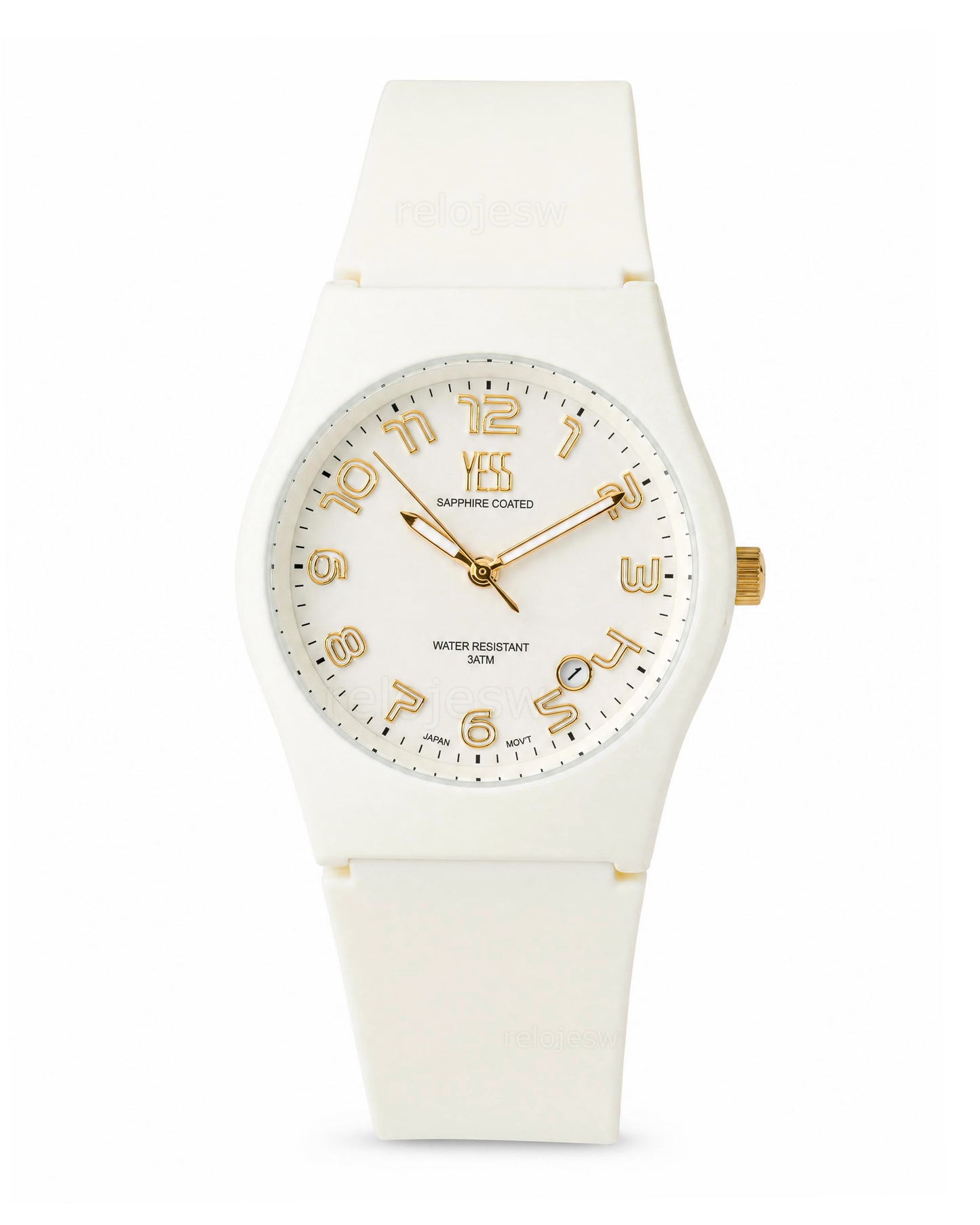 Reloj Yess Mujer Original Blanco SMT-251141-9