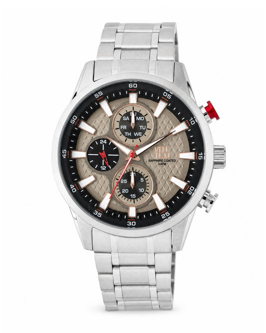 Reloj Yess Hombre Original Plateado SMT-251150-3