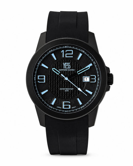 Reloj Yess Hombre Original Negro SMT-251159-3