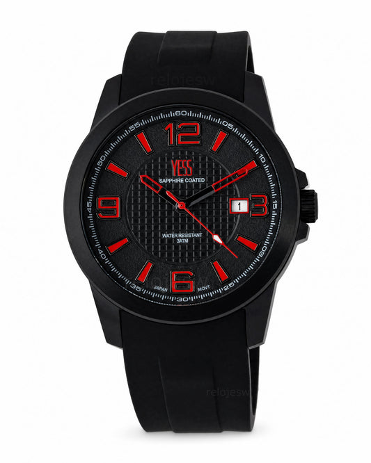Reloj Yess Hombre Original Negro SMT-251159-5