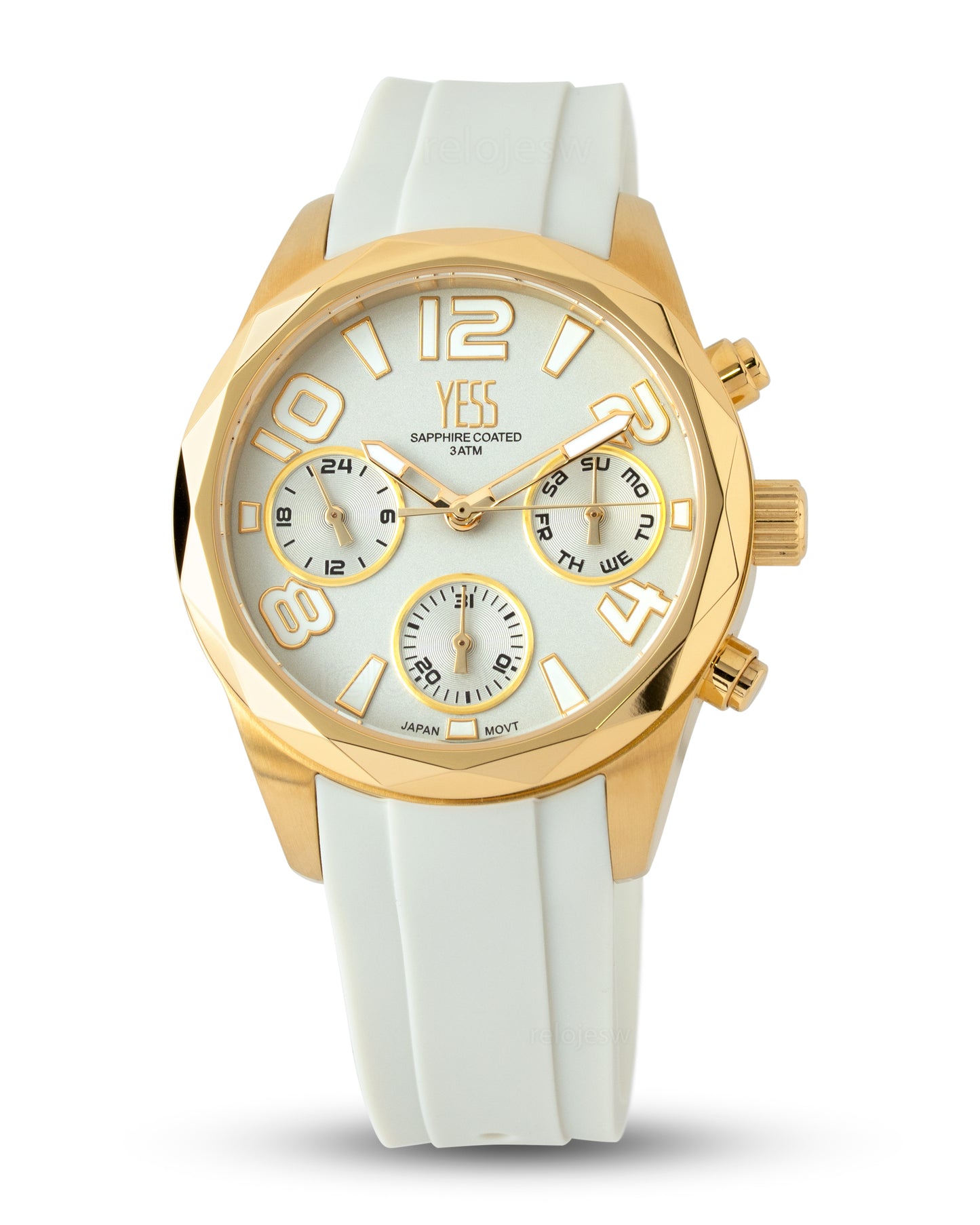 Reloj Yess Mujer Original Gris SMT-251178-2