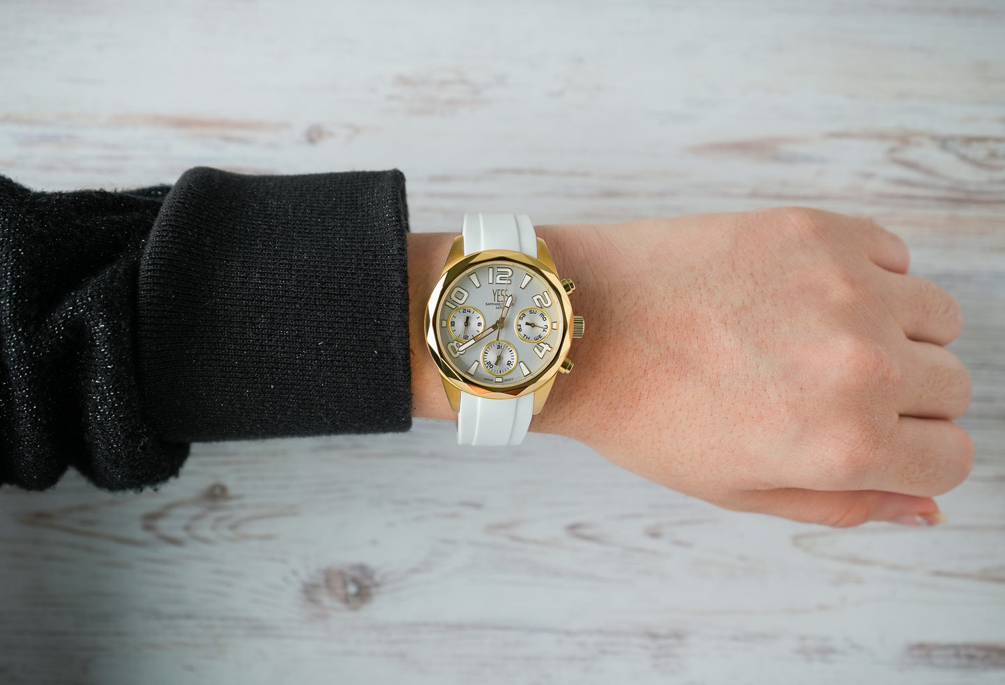 Reloj Yess Mujer Original Gris SMT-251178-2