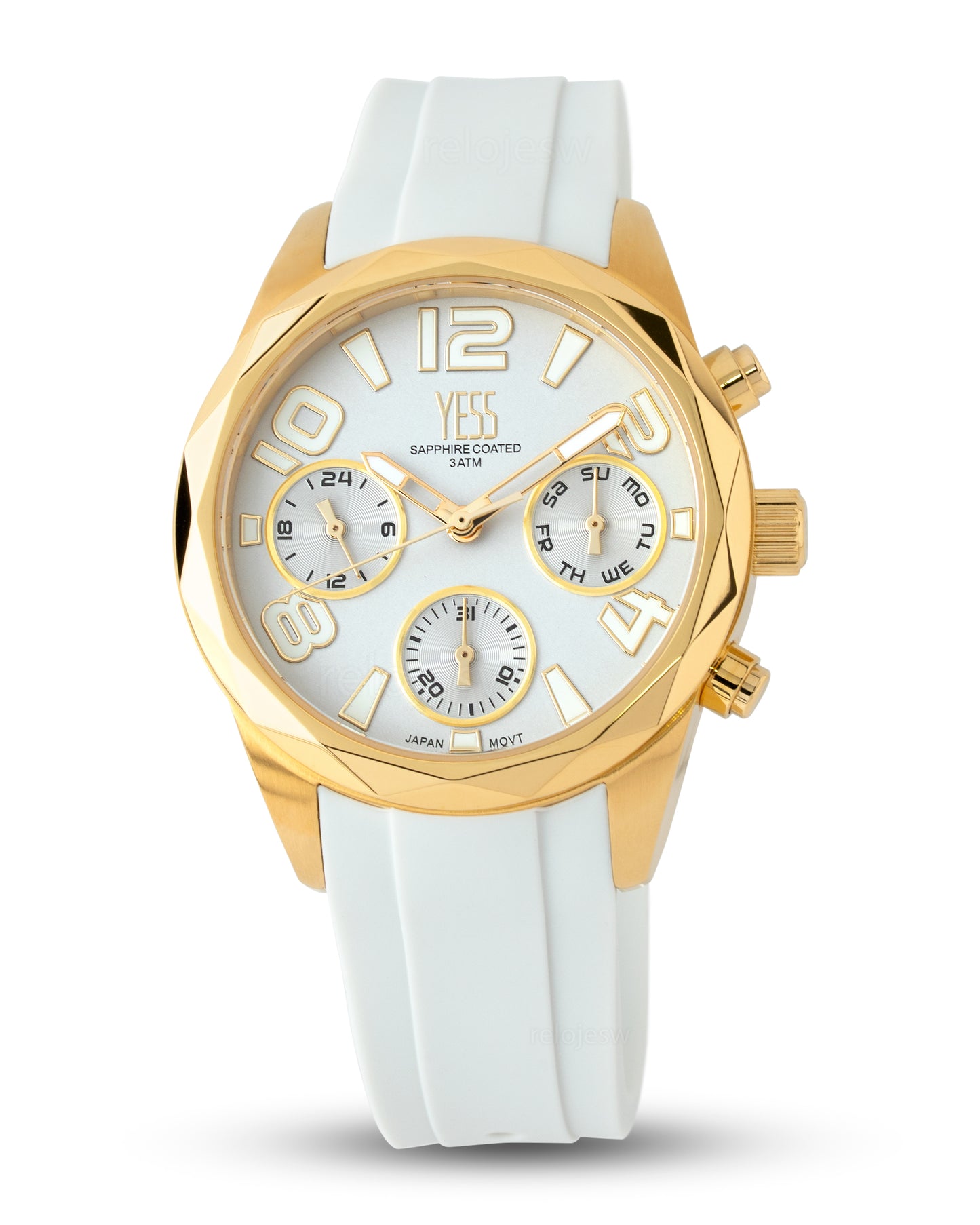 Reloj Yess Mujer Original Gris SMT-251178-3