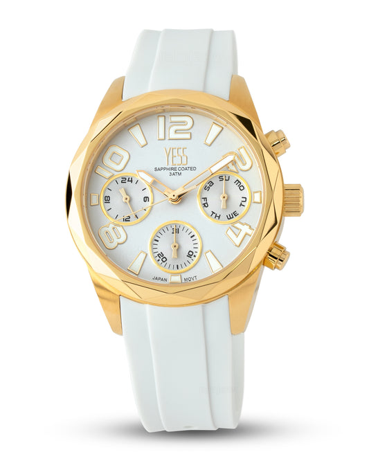 Reloj Yess Mujer Original Gris SMT-251178-3