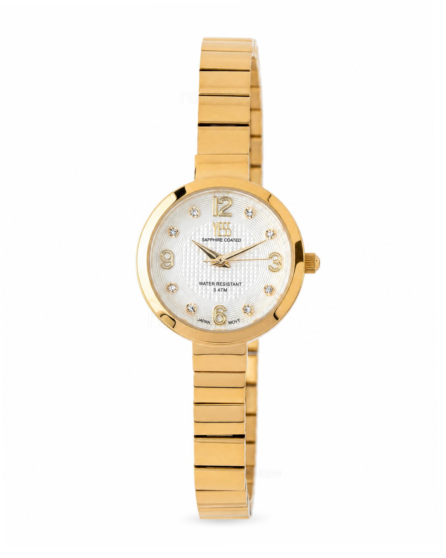 Reloj Yess Mujer Original Dorado SMT-251187-4