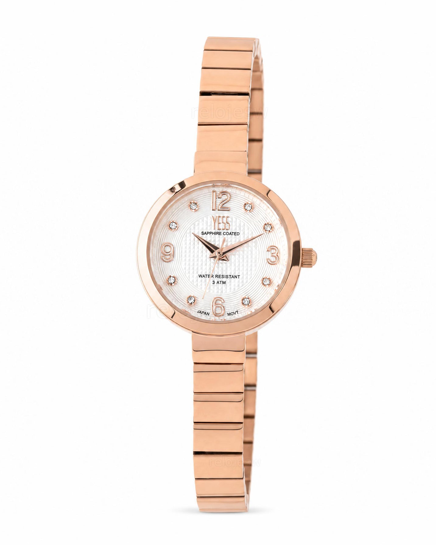 Reloj Yess Mujer Original Oro Rosa SMT-251187-5