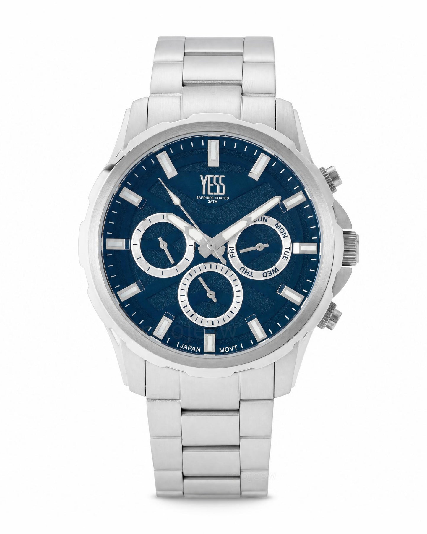 Reloj Yess Hombre Original Plateado T647GS-4