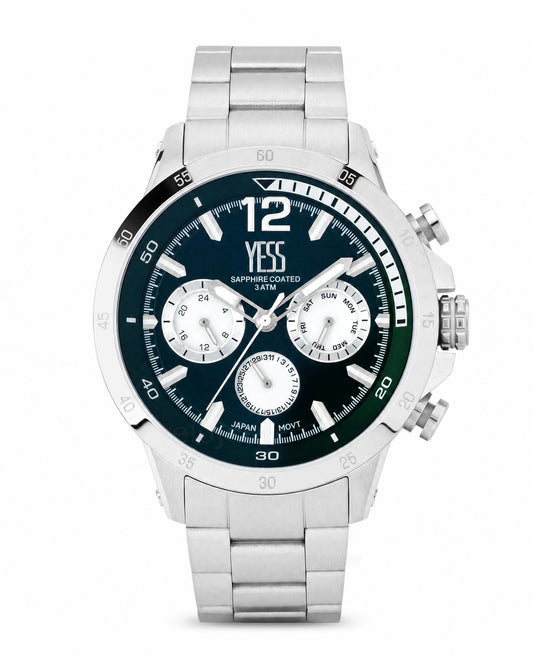 Reloj Yess Hombre Original Plateado T651GS-5