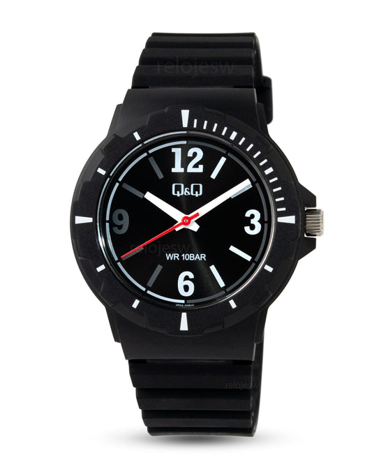Reloj Q&Q Hombre Negro V02A008Y