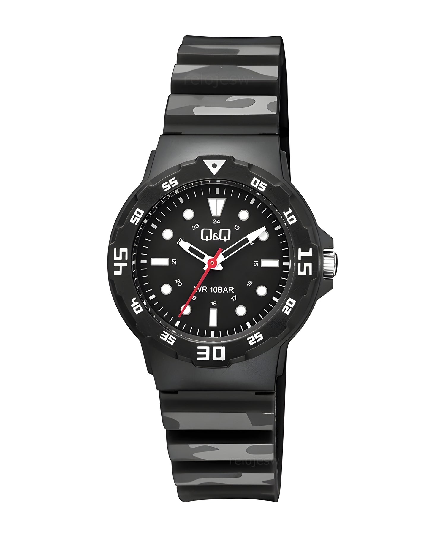 Reloj Q&Q Mujer Original Negro V07A010Y