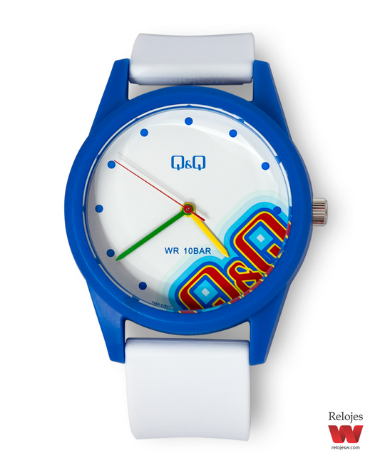 Reloj Q&Q Mujer Blanco Azul V08A516Y