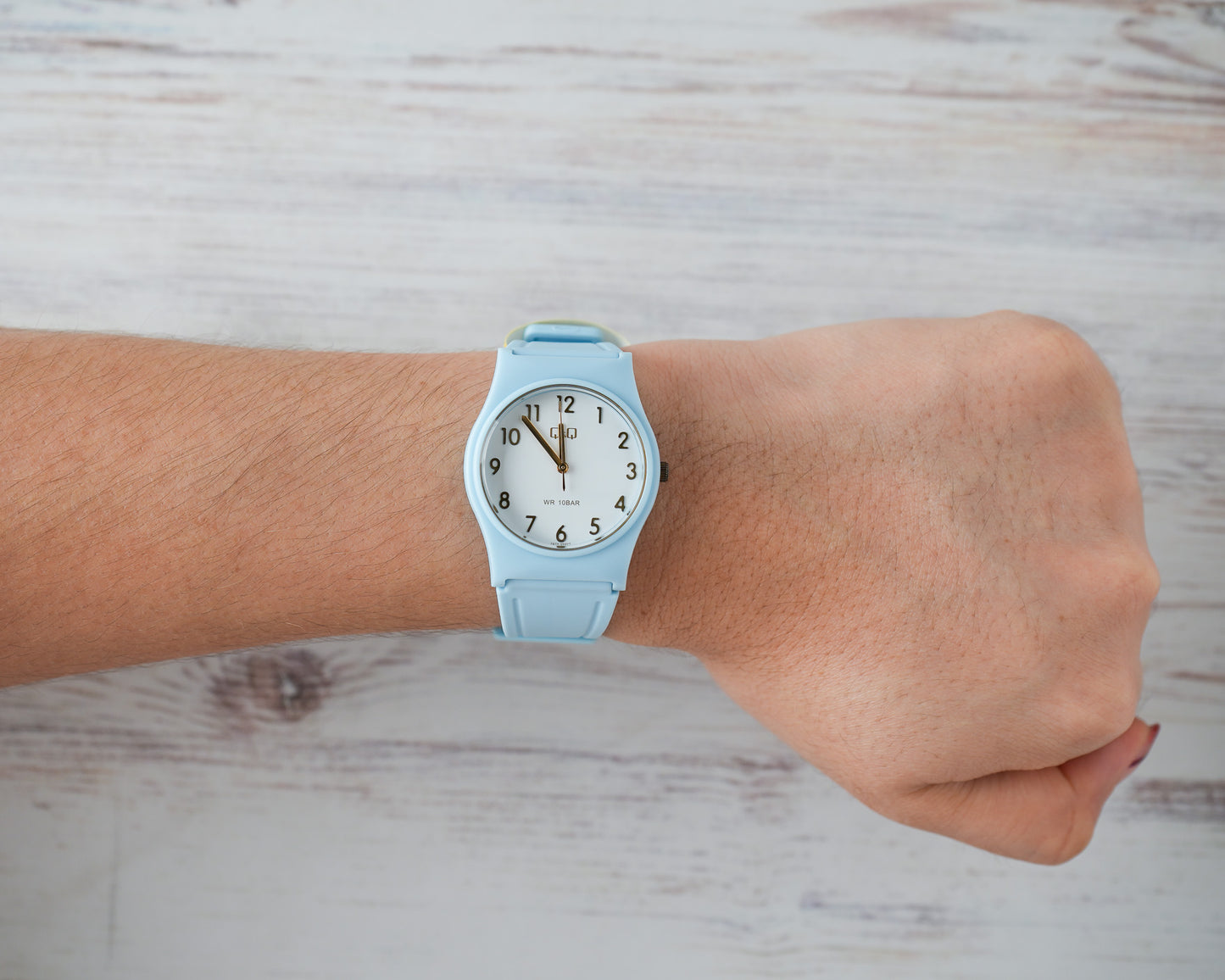 Reloj Q&Q Mujer Original Azul V27A002Y
