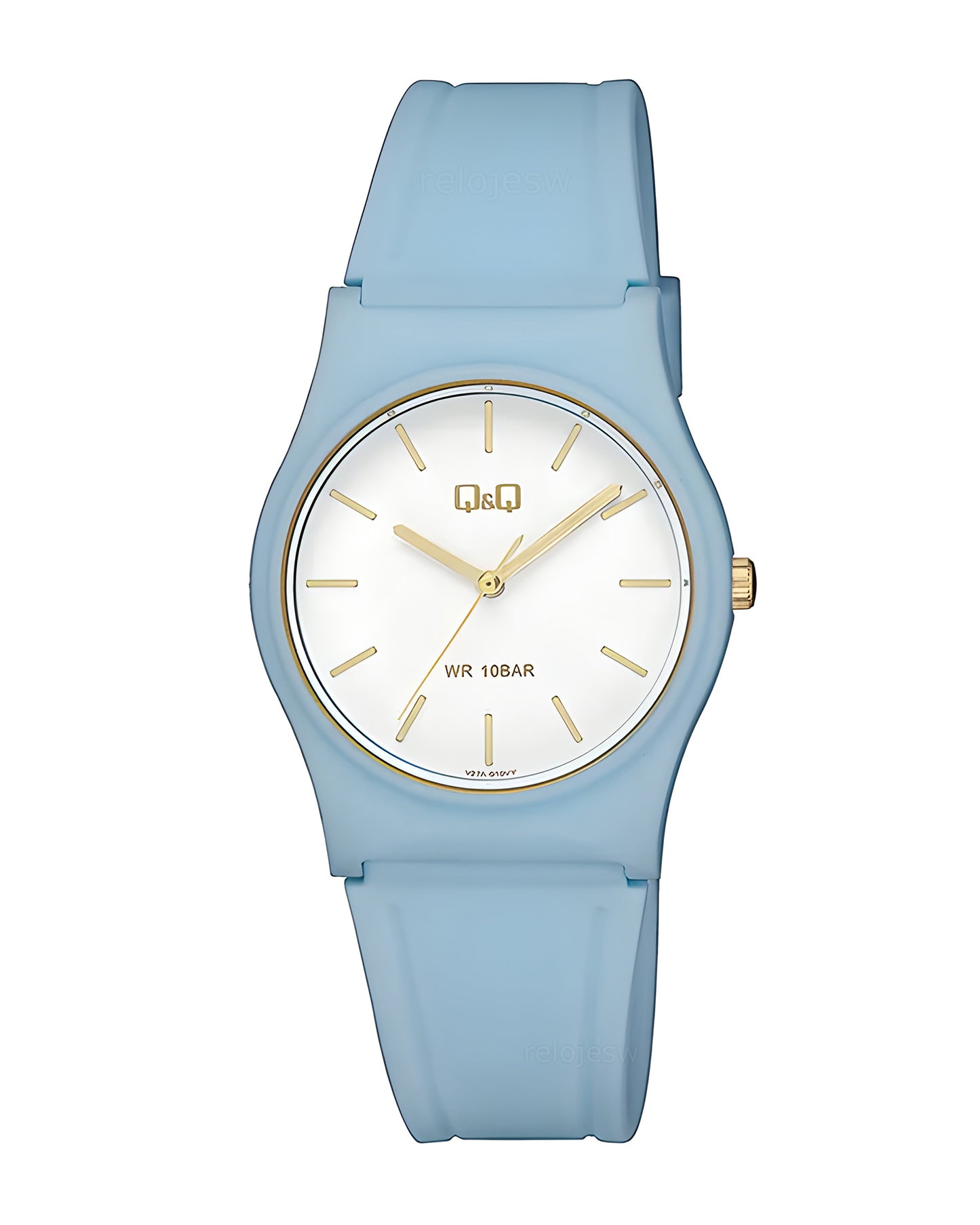 Reloj Q&Q Mujer Original Azul V27A010Y