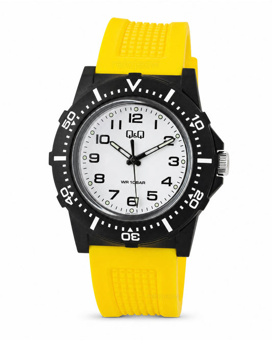 Reloj Q&Q Hombre Original Amarillo V32A007Y