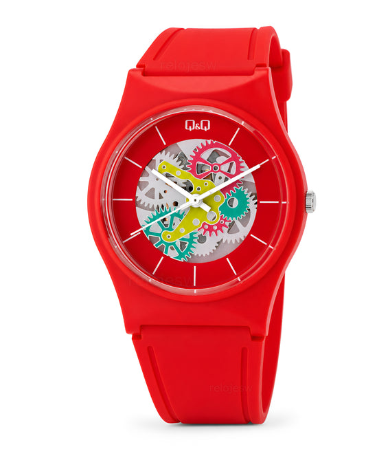 Reloj Q&Q Mujer Original Rojo V41A504Y
