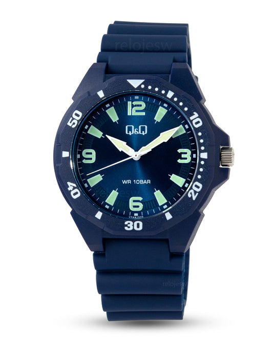 Reloj Q&Q Hombre Azul VS44J009Y