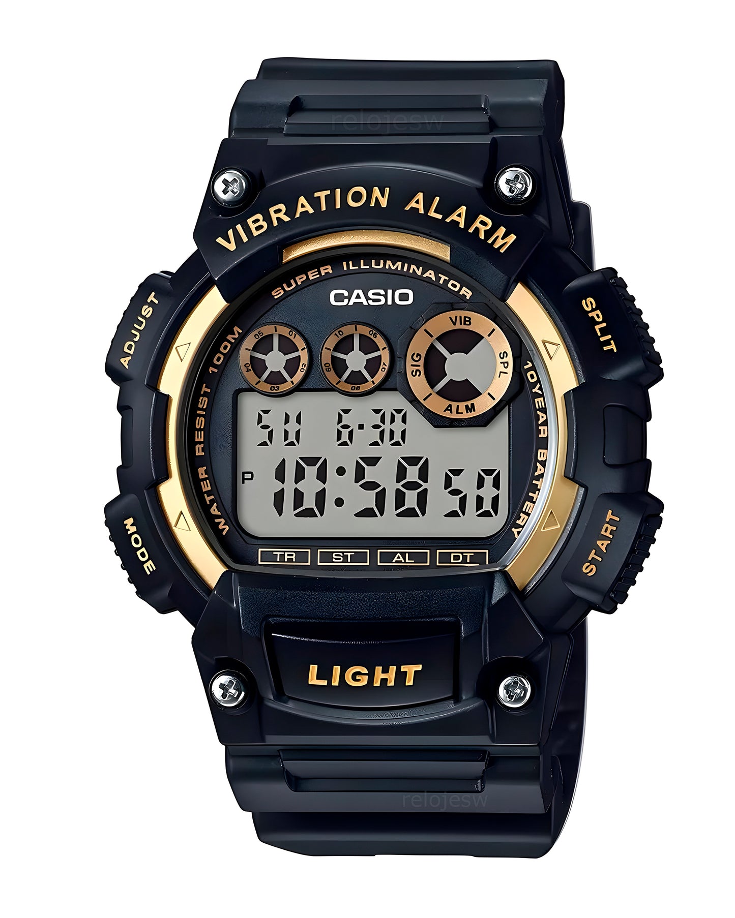 Reloj Casio Hombre Negro W-735H-1A2V