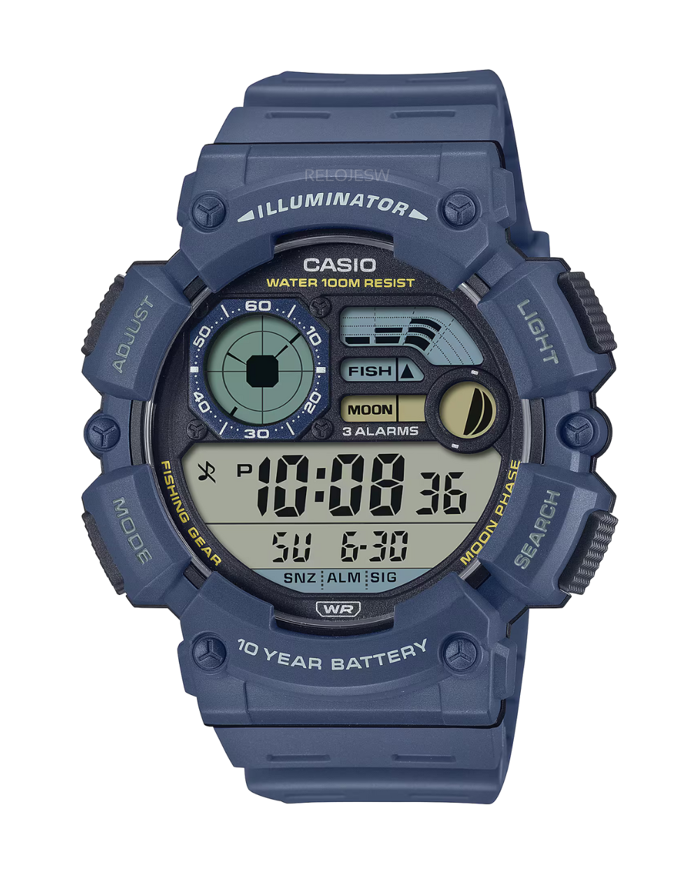 Reloj Casio Hombre Azul WS-1500H-2AV