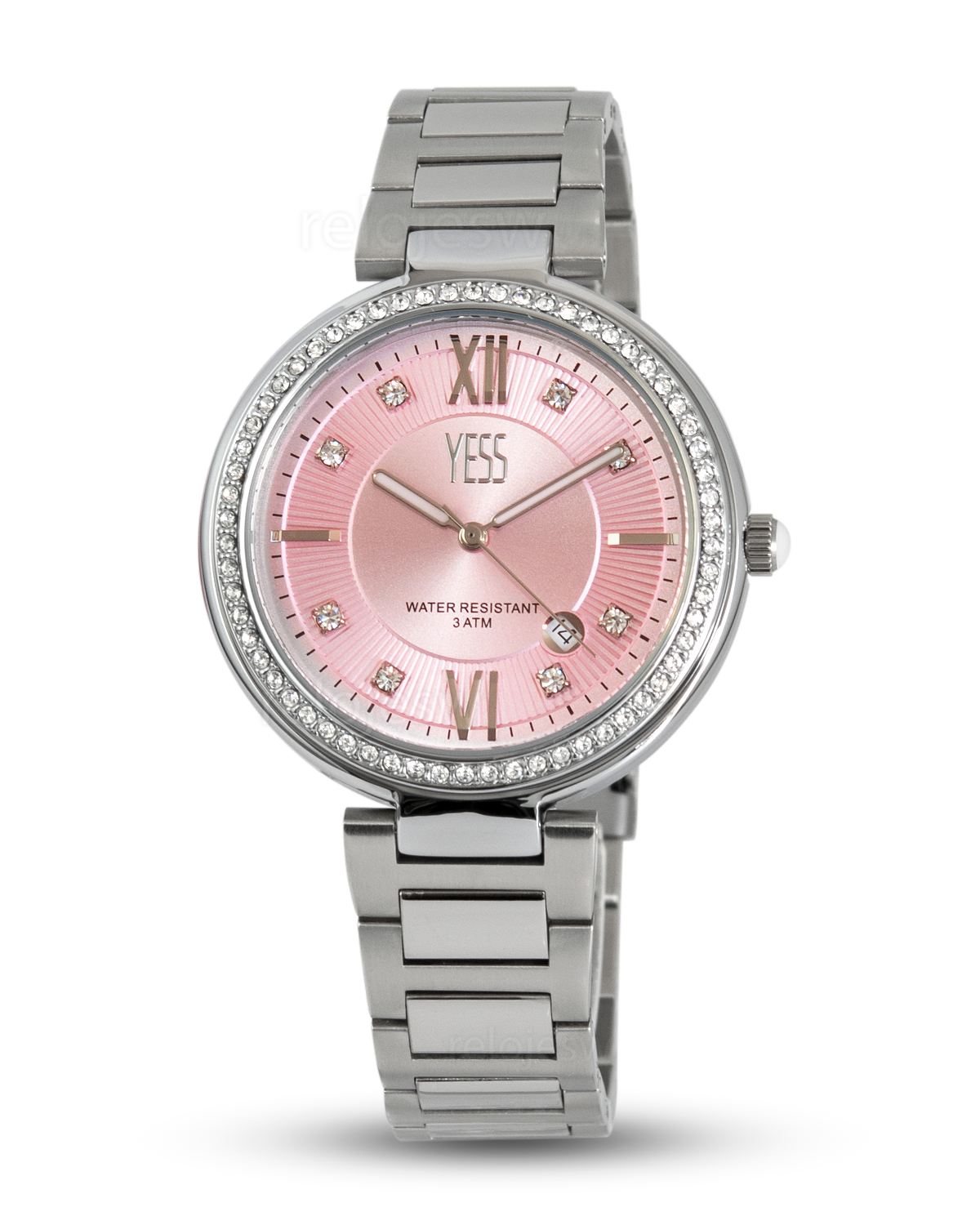Reloj Yess Mujer Plateado Y23009-PLRS