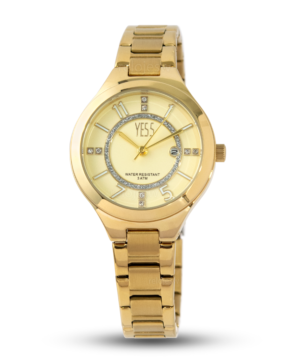 Reloj Yess Mujer Dorado Y24077-3