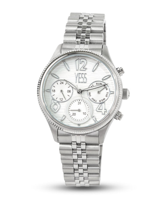 Reloj Yess Mujer Plateado Y24086-1