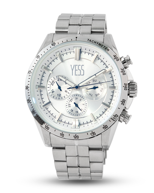 Reloj Yess Hombre Plateado Y24093-2